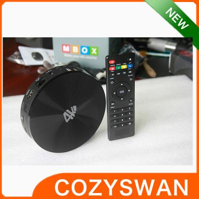 中国 Amlogic S802 のクォードの中心 TV のための人間の特徴をもつスマートな TV 箱 S82 XBMC 4K Google 人間の特徴をもつ媒体箱 販売のため