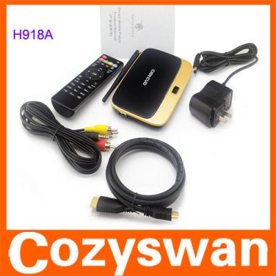 China Android 4,2 Wifi 4k Xbmc intelligentes Viererkabel-Kern-Gold Fernsehkasten-A31S und schwarzes ROM 16GB zu verkaufen