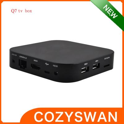 China 8GB corteza quad-core elegante A9 Malí del microprocesador de la roca de la PC de la caja Q7 de la ROM XBMC RK3188 TV mini 400 GPU en venta