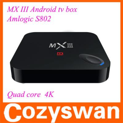 China Antena XBMC Miracast de la PC 1080P Wifi de Amlogic del androide quad-core 4,4 de XBMC 4K mini en venta