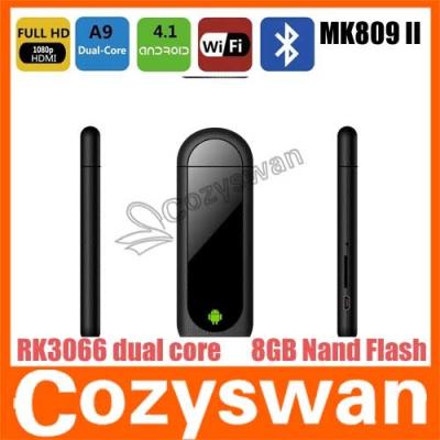 China De Donglemk809ii 1GB RAM 8GB ROM van Rockchip HDMI van de douane Draadloze RK3066 Dubbele Kern Te koop