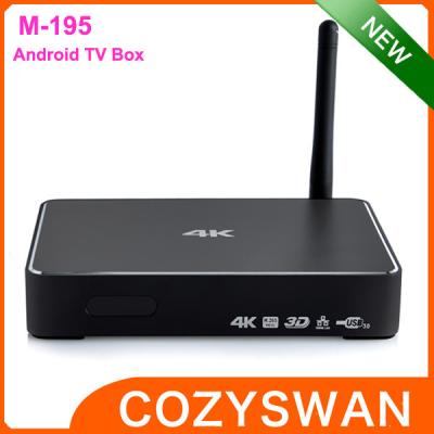 China USB 3.0 Android Smart TV Box media player metal shell real 4K miracast sink for sale