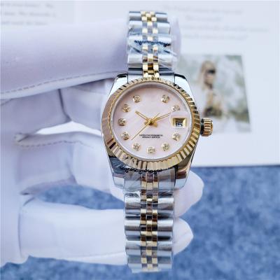 China ROL Oyster Gold Classic Luxury Bezel Waterproof Brand Mechanical 316L Stainless Steel Watch for sale