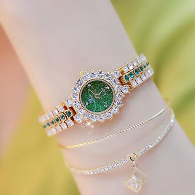 China New Quartz Day/Date Hot Casual Full Ladies Wrist Watch High End Custom Linked List Diamond Women's Watch for sale