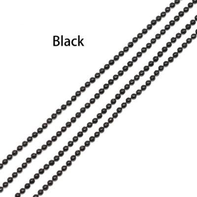 China High Quality Conveyor Chain Jewelry Supply Chain 2mm Metal Ball Bead Chains Stainless Steel Ball Chain Necklace for sale