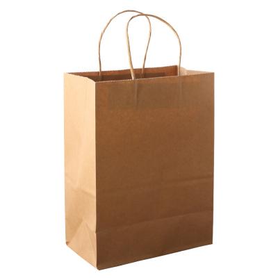 China Recycled Materials Thickened Kraft Paper Bag Customized Recycled Mailer Bag High Quality Paper Bags for sale