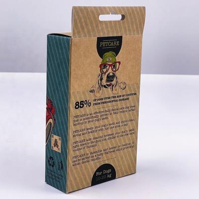 China Recyclable Custom Recycled Kraft Paper Hang Packing Box With Hang Logo Flat Collapsible Hanger Box Customized Hole Corrugated for sale