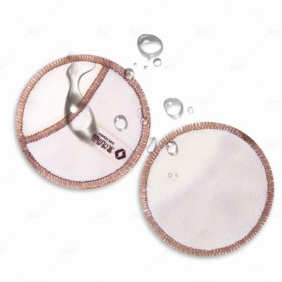 China Makeup Remover Customized Logo Cotton Reusable Washable Bamboo Face Cleansing Pads Make Up Remover Pads for sale