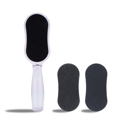 China Double Sided Color Gradient Foot File Pedicure Tools Callus Remover Foot File for sale