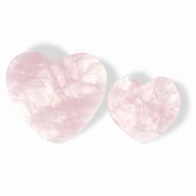 China For scraping gua sha back heart shaped pink rose quartz jade massage stone scraping tool rose quartz gua sha board for sale