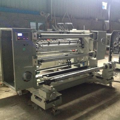 China Food Self Adhesive Paper Roll Slitting Rewinding Machine for sale