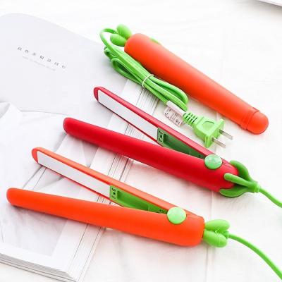 China Professional Hotel Vegetable Design Mini Hair Straightener for sale