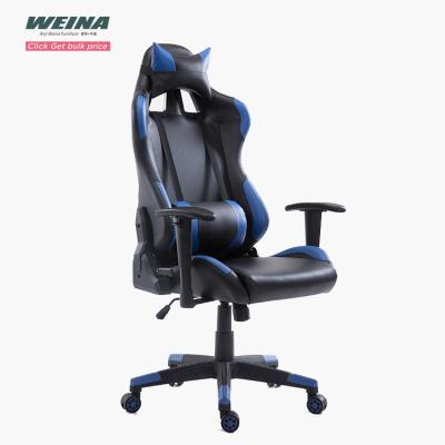 China (Size)Adjustable Luxury Gaming Gamer Computer Chair Led RGB White Pink Scorpion Racing Gaming Chair With Footstool for sale