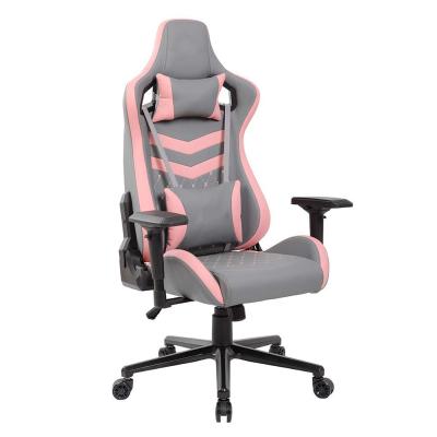 China (Size) New Designer Pink Adjustable Desk Computer Racing Gaming Chair for sale