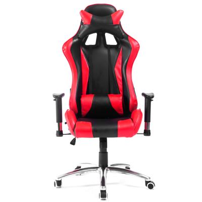 China (Height)Modern Designed Adjustable High Quality PU Leather Gaming Chair With Powder Coating Steel Base for sale