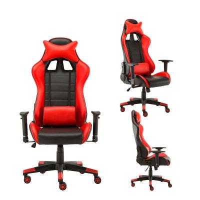 China (Height) Cheap 4D Adjustable Ergonomic Led Racing Racing Chair With Speaker System for sale