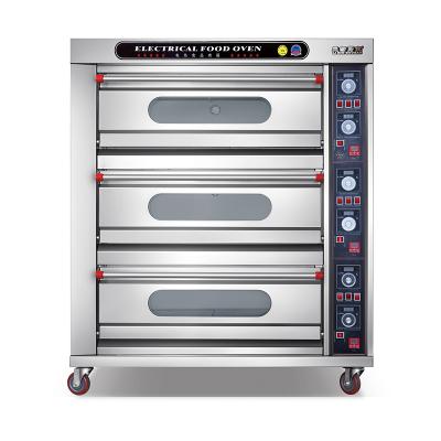 China Bakery Kitchen appliance baking equipment turkey roaster commercial bakery pizza oven for bread for sale