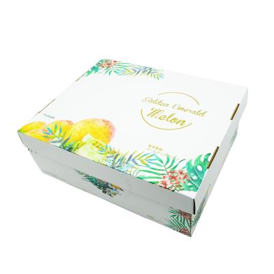 China Recycled Materials China Wholesale Custom High Quality Fruit Packaging Cardboard Corrugated Gift Box for sale