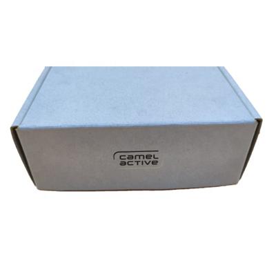 China Recycled FO New Arrival Custom Paper Box Materials Free Sample Simple Elegant Folding Shipping Box for sale