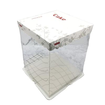 China Cheap Bulk Disposable Gift Cake Box Papers Wholesale Logo Paper Packaging Birthday Wedding Custom CHOOSE Clear Cupcake Boxes for sale