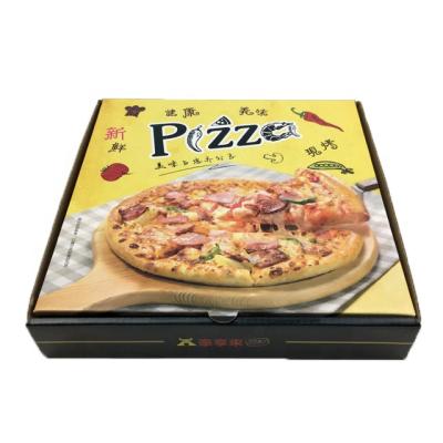 China Recycled Materials Free Sample New Arrival Custom Fo Paper Box Simple Stylish Folding Pizza Box for sale