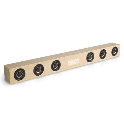 China HIFI Function Active HDIMI TV Phone Wall Mounted Wooden Soundbar Wireless Remote Speaker for sale