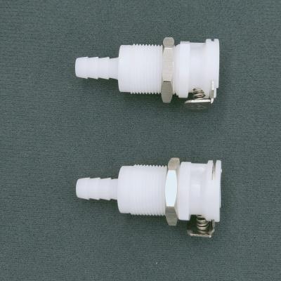 China BRIGHT Acetal CPC Barbed Plastic Tube Quick Coupling Connector For Water Cooling 1/8