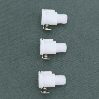 China 1/8 1/4 NPT Male Thread LUMINOUS Valved End Quick Coupling Body For Fluid System 1/8