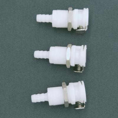 China LIGHT Tubing Barbed Plastic Quick Connect Disconnect Coupling 1/8