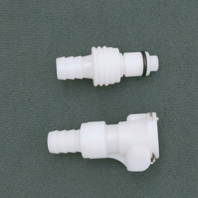 China Factory Supply BRIGHT Acetal Male Female Flexible Quick Plastic Shaft Coupling 1/8