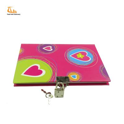 China Cute Kids Daily Bestsellers Hardcover Book Notebook And Diary With Lock for sale