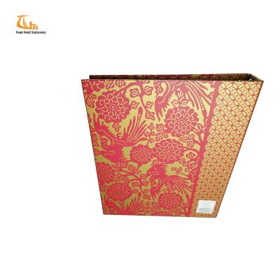 China OEM High Quality Decorative 3 Ring Binder, Office School Stationery 3 Ring Folder Binders for sale