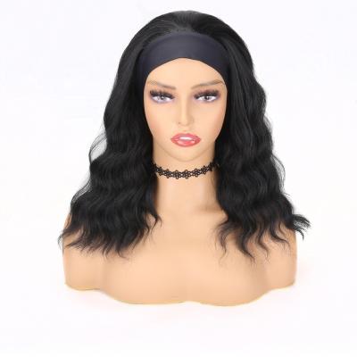 China Bob Natural Wave Black Red Brown Water Wave Silky Straight Synthetic Hair Wig Wavy Pink Wigs 14