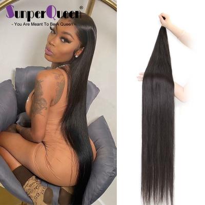 China Body Wave 32 34 38 Brazilian Hair Weave Bundles 40inch Bone Straight Hair Horses Weaving Virgin Hair Extensions 1 3 4 Pcs Weaving for sale