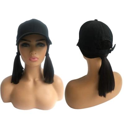 China Canton qianjun factory wigs cap wigs body soft smooth thick shedding wavy hair, brazilian mink hair wig cap, cap wigs hair cap for sale