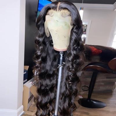 China Body Wave HD Transparent Lace Virgin Hair Wigs,Wholesale Brazilian Hair Lace Front Wigs,Original Raw Hair Wigs For Black Women for sale