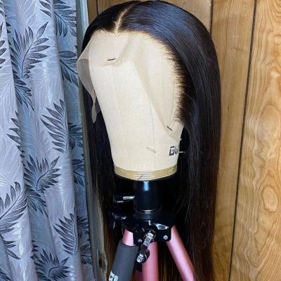 China Straight Raw Virgin Human Hair Wig Wholesaler, 30in Raw Virgin Malaysian Human Hair Full Lace Wigs, Human Hair Wigs For Colored Women Swiss Lace for sale