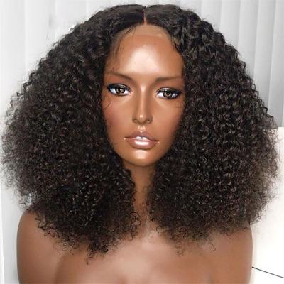 China Wholesale Direct Human Afro Kinky Curly Lace Front Wig,Virgin Raw Cuticle Aligned Curly Hair Afro Curly Wigs,Kinky Curly Lace Front Wigs for sale