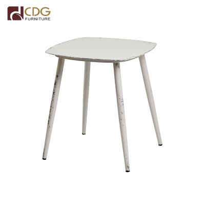 China Coffee Table Home Living Room Modern Metal Square Coffee Table Side Center Table for sale