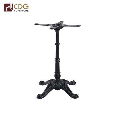 China Industrial Crank Tulip Metal Table Modern Single Leg Stainless Steel Table Restaurant Industrail Base for sale