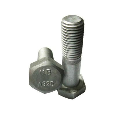 China stainless steel astm a325 china bolt for steel structure galvanized heavy duty structural hex bolts with nuts for sale