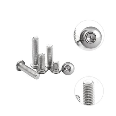 China Pan Fastener Socket Wholesale Button ISO7380 INOX Head Cap Screw And Bolt for sale