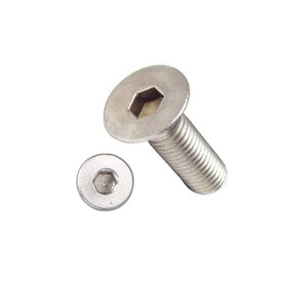 China WXSNY Stainless Steel Bolt Supplier DIN7991 Hex Socket Allen Cap Bolt Flat Countersunk Head Screw m3 m2 m6 for sale