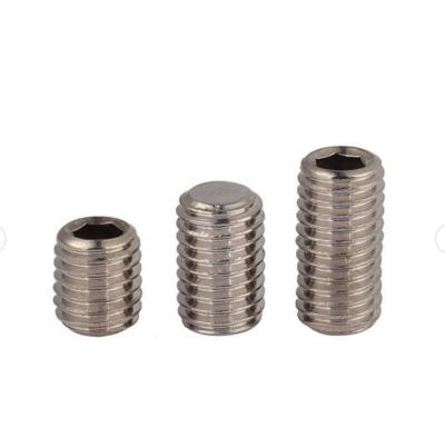 China Wholesale China 304 Stainless Steel Hex DIN916 Socket Thread Worm Grub Screws for sale