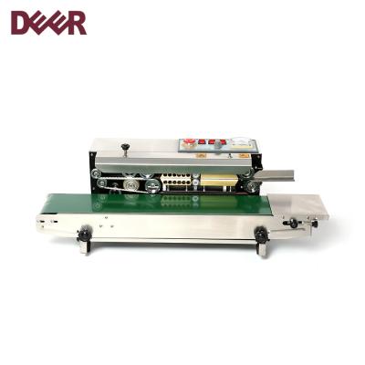 China CLOTHING New Product Stainless Steel Film Sealing Machine Plastic Film Continuous Heat Sealer for sale