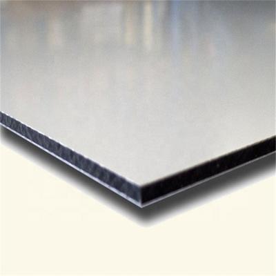 China 3mm Solid Colors ACP Sheet ACM/Alucobond Wall Cladding Panel Factory Price Modern Silver Listing 4mm in China for sale