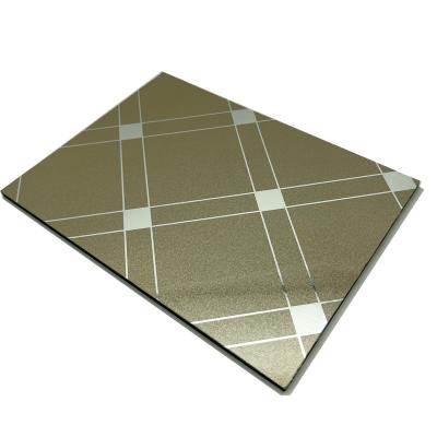 China 3mm 4mm Modern Double Side Color Coat PE ACP Cladding Sheet For Interior Partition And Door for sale