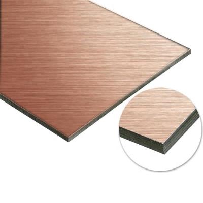 China Acm Compound 5mmbrush Color Modern Aluminum 3mm 4mm ACP Panel for sale