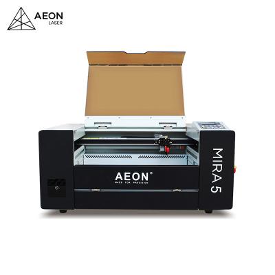 China Dual Optics Aluminum 900mm*600mm CO2 Laser Cutter High Speed ​​Flatbed Cutting Machine For Printing for sale