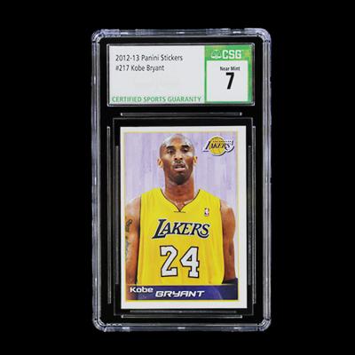 China Plastic Transparent Plastic Ultrasonic card slab  acrylic CSG PSA Grading card slab case Sports Baseball gi-oh P0kemon card case for sale